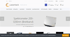 Desktop Screenshot of lasertack.com