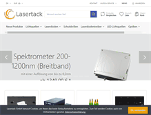 Tablet Screenshot of lasertack.com